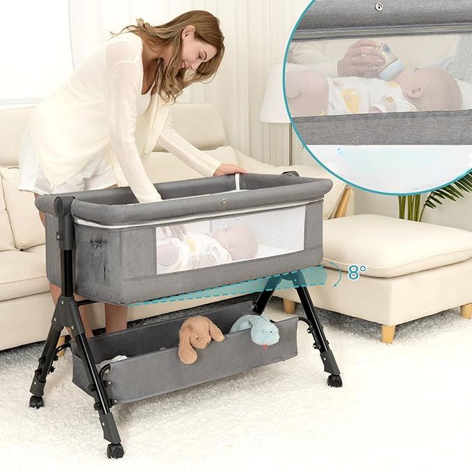 Lit Cododo - BabyBedMobile™ - Gris - Doux comme bébé