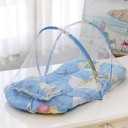 Moustiquaire Lit Bébé - SleepNest™ - Bleu - Doux comme bébé
