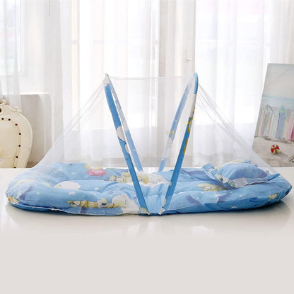 Moustiquaire Lit Bébé - SleepNest™ - Bleu - Doux comme bébé